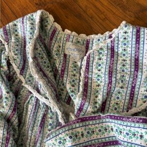 Vintage Lanz of Salzburg Cottagecore 100% Cotton grandmacore Nightgown | M